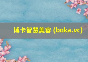 博卡智慧美容 (boka.vc)